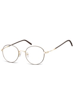 Lenonki okrągłe Okulary oprawki optyczne 927E brązowo-złote - id: 3983 - marki Sunoptic - 185962604 Lenonki okrągłe Okulary oprawki optyczne 927E brązowo-złote ze sklepu Stylion w kategorii Okulary korekcyjne męskie - zdjęcie 185962604