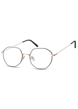 Lenonki Sześciokątne Okulary oprawki optyczne 925C granatowo-złote - id: 3992 - marki Sunoptic - 185962614 Lenonki Sześciokątne Okulary oprawki optyczne 925C granatowo-złote ze sklepu Stylion w kategorii Okulary korekcyjne męskie - zdjęcie 185962614