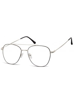 Oprawki okulary Pilotki zerówki korekcyjne 922G czarno-srebrne ze sklepu Stylion w kategorii Zegarki - zdjęcie 185962630