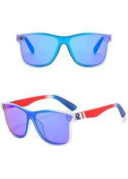 Męskie okulary przeciwsłoneczne pełne MAXAIR z filtrem UV400 Blue/Red ST-MAX2A ze sklepu Stylion w kategorii Okulary przeciwsłoneczne męskie - zdjęcie 185962632