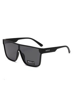 Męskie okulary przeciwsłoneczne pełne MAXAIR z filtrem UV400 czarne ST-MAX3 ze sklepu Stylion w kategorii Okulary przeciwsłoneczne męskie - zdjęcie 185962682