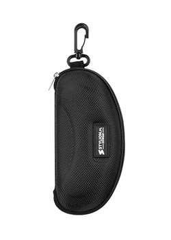 Etui futerał sportowy z karabińczykiem na okulary STYLION STLK11 czarny ze sklepu Stylion w kategorii Okulary korekcyjne męskie - zdjęcie 185962704