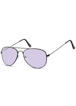 Fioletowe Okulary Przeciwsłoneczne Pilotki Aviator Montana FS86D ze sklepu Stylion w kategorii Okulary przeciwsłoneczne damskie - zdjęcie 185962793