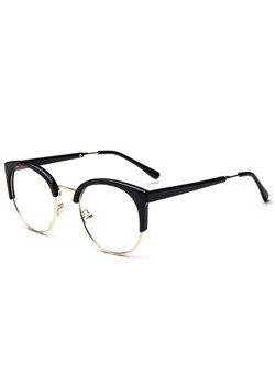 Okulary Półramki Kocie Oczy Korekcyjne Zerówki STEC-04 ze sklepu Stylion w kategorii Okulary korekcyjne damskie - zdjęcie 185962863