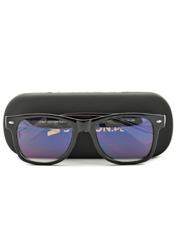 Okulary Nerd z filtrem światła niebieskiego do komputera zerówki R-BL-1580K ze sklepu Stylion w kategorii Zegarki - zdjęcie 185962892