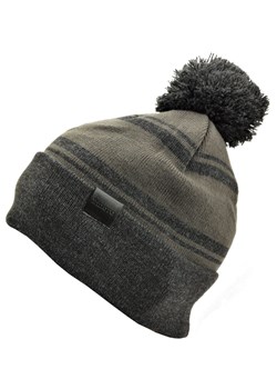 Męska czapka zimowa z pomponem szaro/czarna L/XL 2MORO ST-557 ze sklepu Stylion w kategorii Zegarki - zdjęcie 185962992