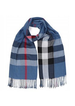 Ciepły szalik damski Cashmere angielska krata SZA-13 ze sklepu Stylion w kategorii Szaliki i chusty damskie - zdjęcie 185963023