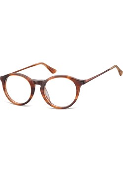 Okrągłe okulary oprawki zerowki korekcyjne Sunoptic AC47G ze sklepu Stylion w kategorii Zegarki - zdjęcie 185963110