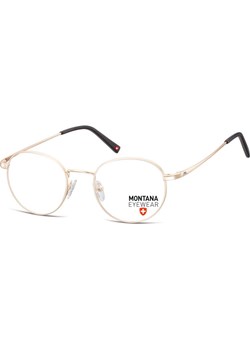 Zlote Lenonki okragle okulary oprawki optyczne, korekcyjne Montana MM609A ze sklepu Stylion w kategorii Zegarki - zdjęcie 185963132