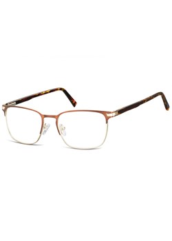 Okulary oprawki optyczne korekcyjne Sunoptic 917E brązowo-złote ze sklepu Stylion w kategorii Okulary korekcyjne damskie - zdjęcie 185963184