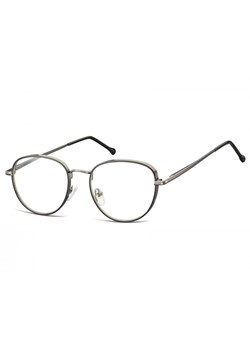 Owalne Okulary oprawki optyczne 918G czarno-grafitowa ze sklepu Stylion w kategorii Okulary korekcyjne damskie - zdjęcie 185963200