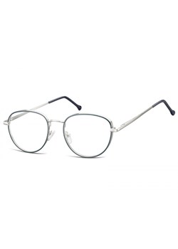 Owalne Okulary oprawki optyczne 918F granatowo-srebrne - id: 5141 - marki Sunoptic - 185963201 Owalne Okulary oprawki optyczne 918F granatowo-srebrne ze sklepu Stylion w kategorii Okulary korekcyjne damskie - zdjęcie 185963201