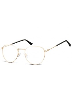 Okulary oprawki owalne Lenonki optyczne 920B złote - id: 5143 - marki Sunoptic - 185963202 Okulary oprawki owalne Lenonki optyczne 920B złote ze sklepu Stylion w kategorii Okulary korekcyjne damskie - zdjęcie 185963202