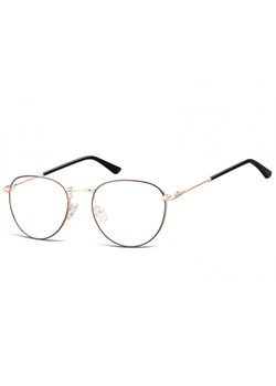 Okulary oprawki owalne Lenonki optyczne 920C złoto-brązowe - id: 5144 - marki Sunoptic - 185963203 Okulary oprawki owalne Lenonki optyczne 920C złoto-brązowe ze sklepu Stylion w kategorii Okulary korekcyjne damskie - zdjęcie 185963203