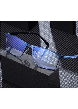 Niebieskie męskie okulary do komputera BLUE LIGHT zerówki 2553D - id: 5187 - marki Stylion - 185963220 Niebieskie męskie okulary do komputera BLUE LIGHT zerówki 2553D ze sklepu Stylion w kategorii Okulary zerówki męskie - zdjęcie 185963220