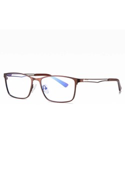 Męskie brązowe okulary do komputera BLUE LIGHT zerówki 2554B ze sklepu Stylion w kategorii Okulary zerówki damskie - zdjęcie 185963271