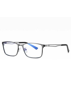Męskie grafitowe okulary do komputera BLUE LIGHT zerówki 2554D ze sklepu Stylion w kategorii Okulary zerówki damskie - zdjęcie 185963273