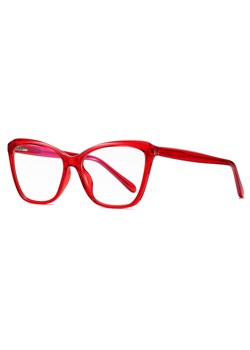 Okulary kocie do komputera damskie z filtrem BLUE Light zerówki 2552D ze sklepu Stylion w kategorii Okulary zerówki damskie - zdjęcie 185963282