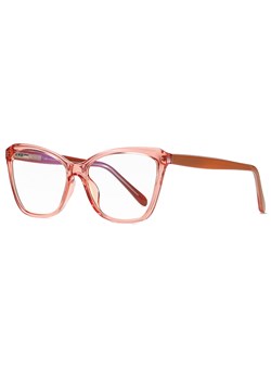 Okulary kocie do komputera damskie z filtrem BLUE Light zerówki 2552E ze sklepu Stylion w kategorii Okulary zerówki damskie - zdjęcie 185963283