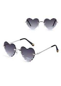 Damskie okulary przeciwsłoneczne Serca Glamour bezramkowe SKK-02 ze sklepu Stylion w kategorii Okulary przeciwsłoneczne damskie - zdjęcie 185963322