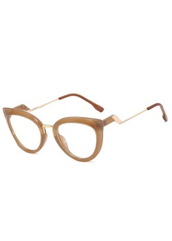 Okulary kocie do komputera damskie z filtrem BLUE Light zerówki 2570-1 ze sklepu Stylion w kategorii Okulary zerówki damskie - zdjęcie 185963334