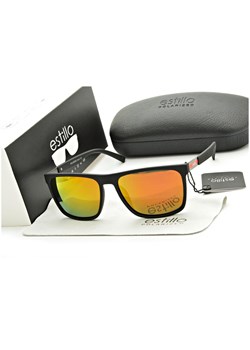 Męskie okulary przeciwsłoneczne polaryzacyjne z filtrem UV400 lustrzane EST-400A ze sklepu Stylion w kategorii Okulary przeciwsłoneczne męskie - zdjęcie 185963360