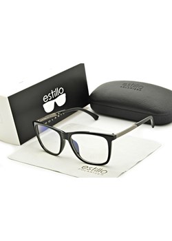 Okulary męskie z filtrem BLUE LIGHT do komputera korekcyjne EST-105K-1 Estillo ze sklepu Stylion w kategorii Okulary zerówki damskie - zdjęcie 185963560