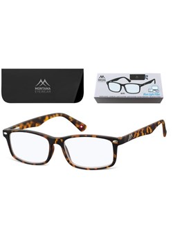 Okulary z filtrem do Komputera i Czytania z Antyrefleksem moc: +3.50 Montana BLFBOX83A ze sklepu Stylion w kategorii Okulary korekcyjne damskie - zdjęcie 185963604