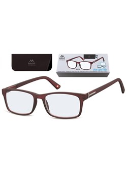 Okulary do czytania i komputera moc: +2.50 z filtrem antyrefleks brązowe Montana BLFBOX73C ze sklepu Stylion w kategorii Okulary zerówki damskie - zdjęcie 185963671