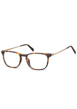 Okulary zerówki korekcyjne Nerd Prostokątne AC7A szylkret ze sklepu Stylion w kategorii Okulary korekcyjne męskie - zdjęcie 185964112