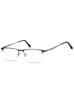 Okulary zerówki korekcyjne Prostokątne Żyłkowe 908A czarno-grafitowe ze sklepu Stylion w kategorii Okulary korekcyjne damskie - zdjęcie 185964132
