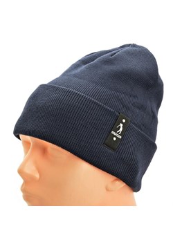 Ciepła męska czapka zimowa kolor granatowy ST-521A ze sklepu Stylion w kategorii Okulary przeciwsłoneczne damskie - zdjęcie 185964143