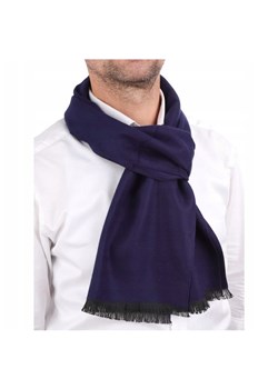 Ciepły Cashmere szalik męski SZA-40 gładki granatowy ze sklepu Stylion w kategorii Szaliki męskie - zdjęcie 185964210