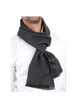 Ciepły Cashmere szalik męski SZA-41 gładki kolor ciemny szary ze sklepu Stylion w kategorii Szaliki męskie - zdjęcie 185964211