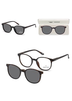 2w1 - Plusy +3.00 OKULARY DO CZYTANIA + NAKŁADKA PRZECIWSŁONECZNA z Polaryzacją CLIP-MRC-2A - id: 497 - marki Montana - 185964271 2w1 - Plusy +3.00 OKULARY DO CZYTANIA + NAKŁADKA PRZECIWSŁONECZNA z Polaryzacją CLIP-MRC-2A ze sklepu Stylion w kategorii Okulary korekcyjne damskie - zdjęcie 185964271