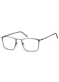 Oprawki korekcyjne zerówki okulary męskie prostokątne 893C czarny + grafitowy ze sklepu Stylion w kategorii Okulary korekcyjne męskie - zdjęcie 185964353