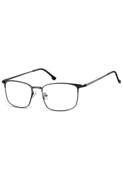 Oprawki korekcyjne zerówki okulary męskie prostokątne 894C czarne ze sklepu Stylion w kategorii Okulary korekcyjne męskie - zdjęcie 185964370