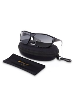 Męskie sportowe okulary przeciwsłoneczne czarne z polaryzacją SPD190A ze sklepu Stylion w kategorii Okulary przeciwsłoneczne męskie - zdjęcie 185964404