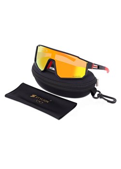 Sportowe okulary przeciwsłoneczne z polaryzacją i filtrem UV400 POL-465B Black/Red ze sklepu Stylion w kategorii Zegarki - zdjęcie 185964434