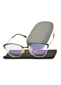 Plusy +3.50 damskie okulary do czytania korekcyjne z antyrefleksem ST317BR ze sklepu Stylion w kategorii Okulary korekcyjne damskie - zdjęcie 185964492