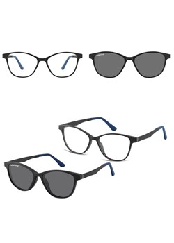 Damskie okulary pod korekcję z polaryzacyjną Nakładką przeciwsłoneczną na magnes CLIP-TRC-189C-1 - id: 543 - marki Sunoptic - 185964510 Damskie okulary pod korekcję z polaryzacyjną Nakładką przeciwsłoneczną na magnes CLIP-TRC-189C-1 ze sklepu Stylion w kategorii Okulary korekcyjne damskie - zdjęcie 185964510