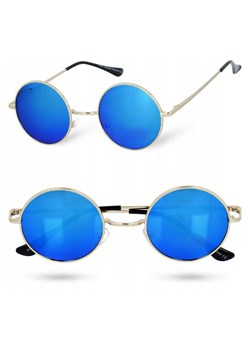 Okulary Lenonki przeciwsłoneczne okrągłe hippie retro T3310E ze sklepu Stylion w kategorii Okulary przeciwsłoneczne damskie - zdjęcie 185964572