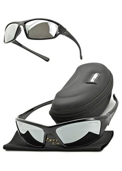 Męskie sportowe okulary lustrzane przeciwsłoneczne z polaryzacją SPD122LC ze sklepu Stylion w kategorii Okulary przeciwsłoneczne męskie - zdjęcie 185964602