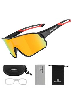 Okulary rowerowe przeciwsłoneczne z polaryzacją i ramką korekcyjną ROCKBROS 10135R ze sklepu Stylion w kategorii Okulary przeciwsłoneczne męskie - zdjęcie 185964613