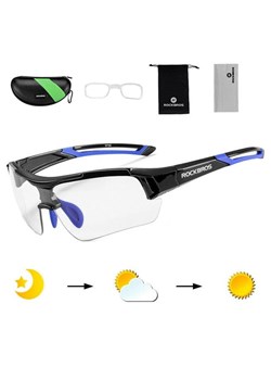 Okulary sportowe przeciwsłoneczne z fotochromem i wkładką korekcyjną ROCKBROS 10111 ze sklepu Stylion w kategorii Okulary przeciwsłoneczne męskie - zdjęcie 185964614