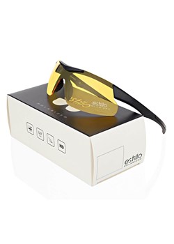 Rozjaśniające okulary sportowe do jazdy nocą polaryzacyjne EST-412Y Estillo ze sklepu Stylion w kategorii Okulary zerówki męskie - zdjęcie 185964693