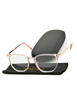 Plusy +1.25 różowe okulary do czytania kwadratowe korekcyjne ST322A - id: 7719 - marki Stylion - 185964730 Plusy +1.25 różowe okulary do czytania kwadratowe korekcyjne ST322A ze sklepu Stylion w kategorii Okulary korekcyjne damskie - zdjęcie 185964730