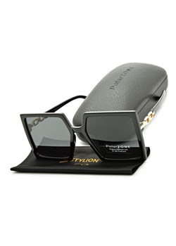 Duże damskie okulary przeciwsłoneczne kwadratowe polaryzacyjne POL-953 ze sklepu Stylion w kategorii Okulary przeciwsłoneczne damskie - zdjęcie 185964751