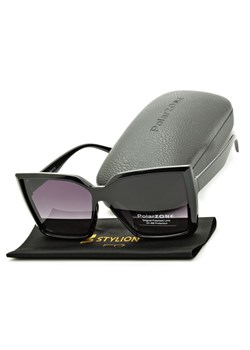 Damskie kocie okulary przeciwsłoneczne polaryzacyjne POL-952 ze sklepu Stylion w kategorii Okulary przeciwsłoneczne damskie - zdjęcie 185964752