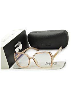 Damskie okulary zerówki do komputera BLF filtr EST-116K-15 Estillo ze sklepu Stylion w kategorii Okulary zerówki damskie - zdjęcie 185964770